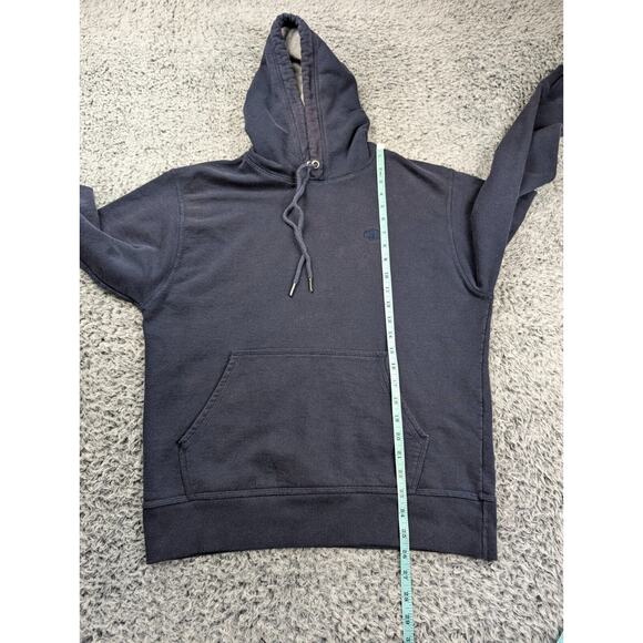 Champion Hoodie Men Medium Blue Athleisure Normcore Casual Pullover Sweatshirt - Picture 4 of 6